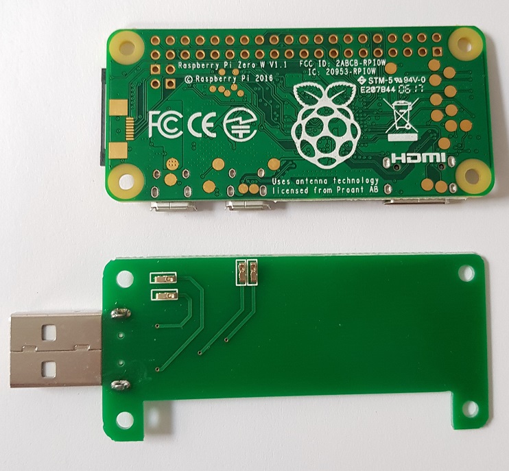 Pi Zero and USB power board